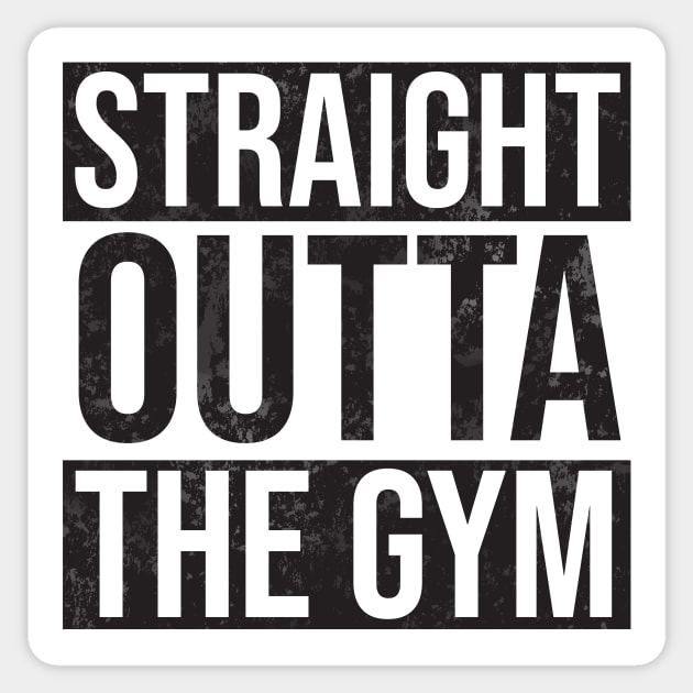 Straight Outta the Gym Sticker by Woah_Jonny